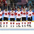 GANGNEUNG, SOUTH KOREA - FEBRUARY 22: Canadian players look on after a 3-2 shoot-out loss against the U.S. during gold medal game action at the PyeongChang 2018 Olympic Winter Games. (Photo by Andre Ringuette/HHOF-IIHF Images)

